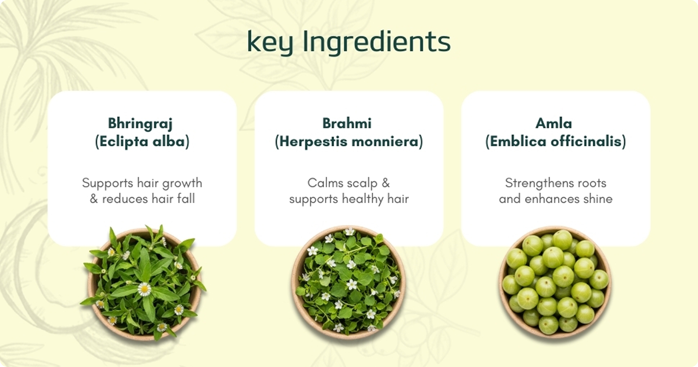Herbal Scalp Nourishing Shampoo for Hair Fall Control