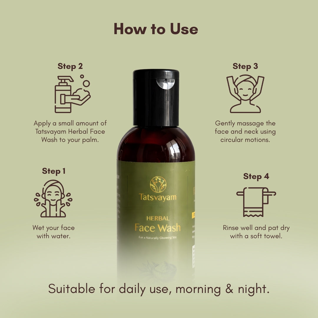 How to use facewash